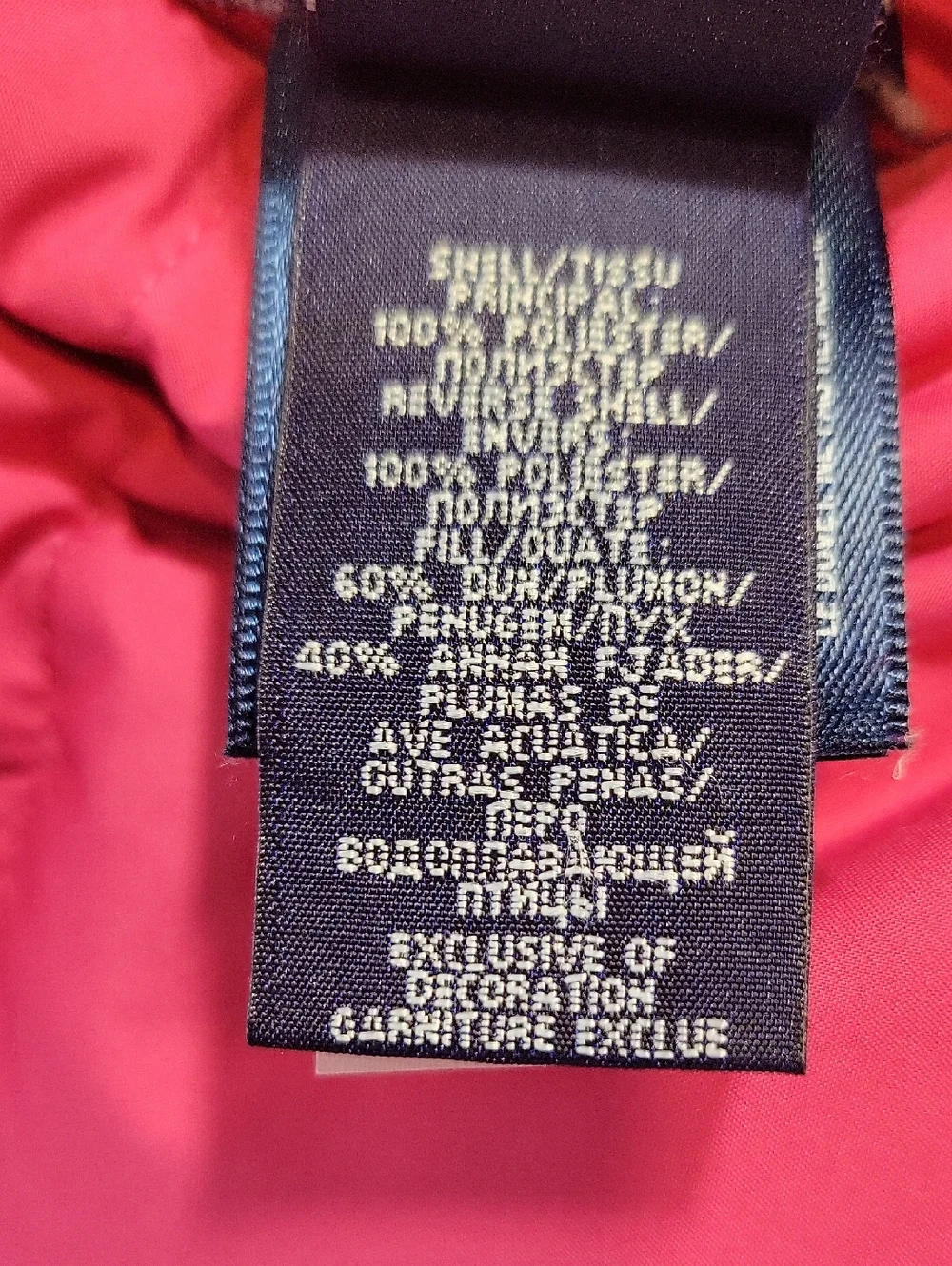Ralph Lauren Reversible Vest Pink/Orange Youth Sz. L(10-12) Mock Collar Full Zip